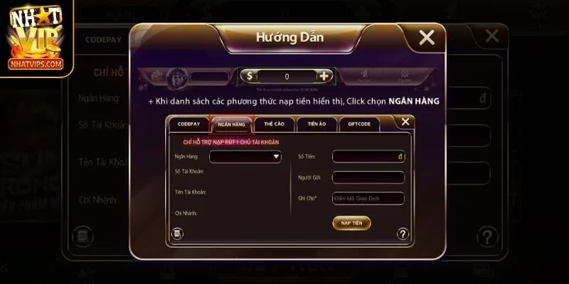 Lưu ý cần biết để thực hiện gửi vốn vào số dư thành công