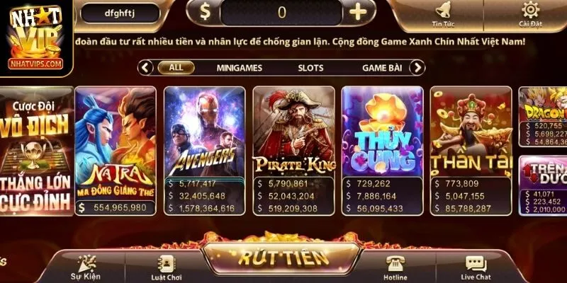 Những ưu điểm vượt giúp trang chủ thu hút người chơi 